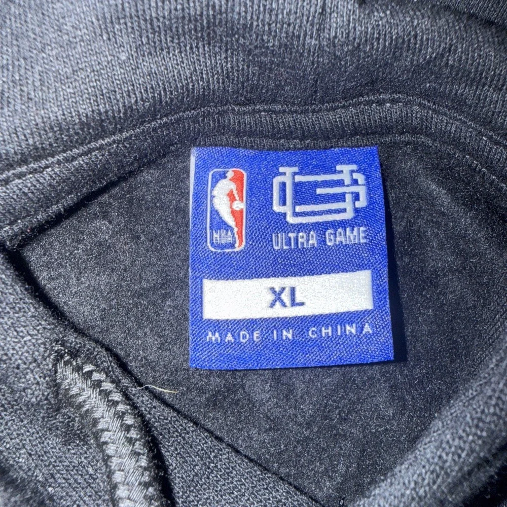 Sacramento Kings Pullover Hoodie NBA Basketball Men's Size XL Black Sweatshirt